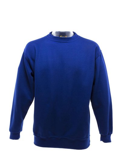 Ultimate Clothing Collection UCC 50/50 Mens Heavyweight Plain Set-In Sweatshirt Top (Royal) product