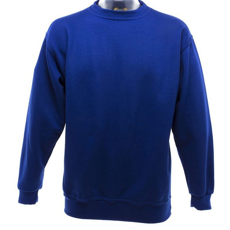 ULTIMATE CLOTHING COLLECTION ULTIMATE CLOTHING COLLECTION UCC 50/50 MENS HEAVYWEIGHT PLAIN SET-IN SWEATSHIRT TOP (ROYAL)