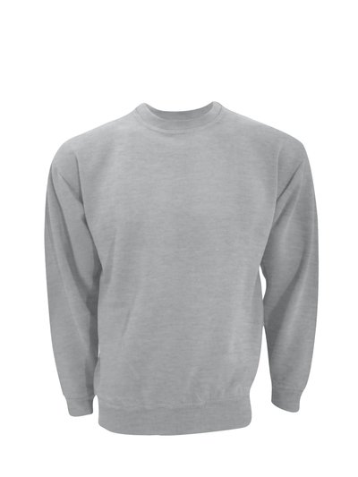 Ultimate Clothing Collection UCC 50/50 Unisex Plain Set-In Sweatshirt Top (Heather Gray) product