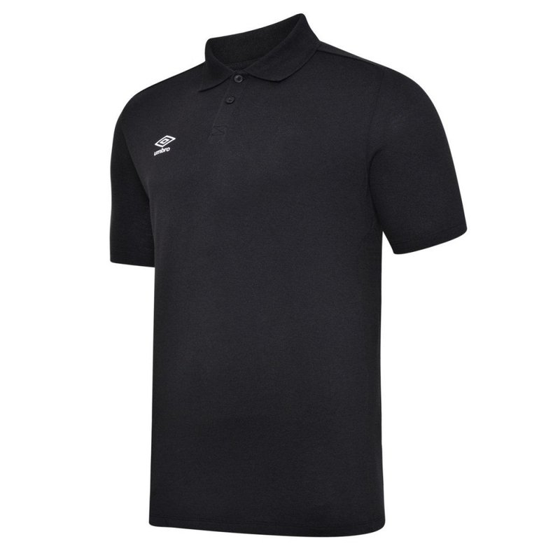 Umbro Boys Essential Polo Shirt In Black