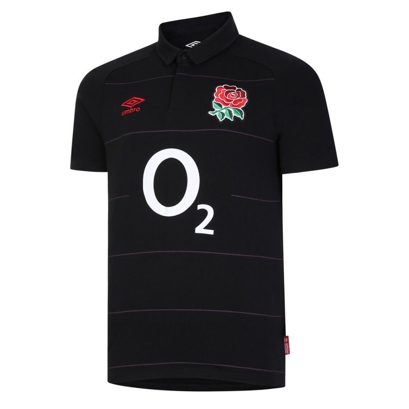 Umbro England Rugby Mens Alternate 22/23 Classic Jersey In Black