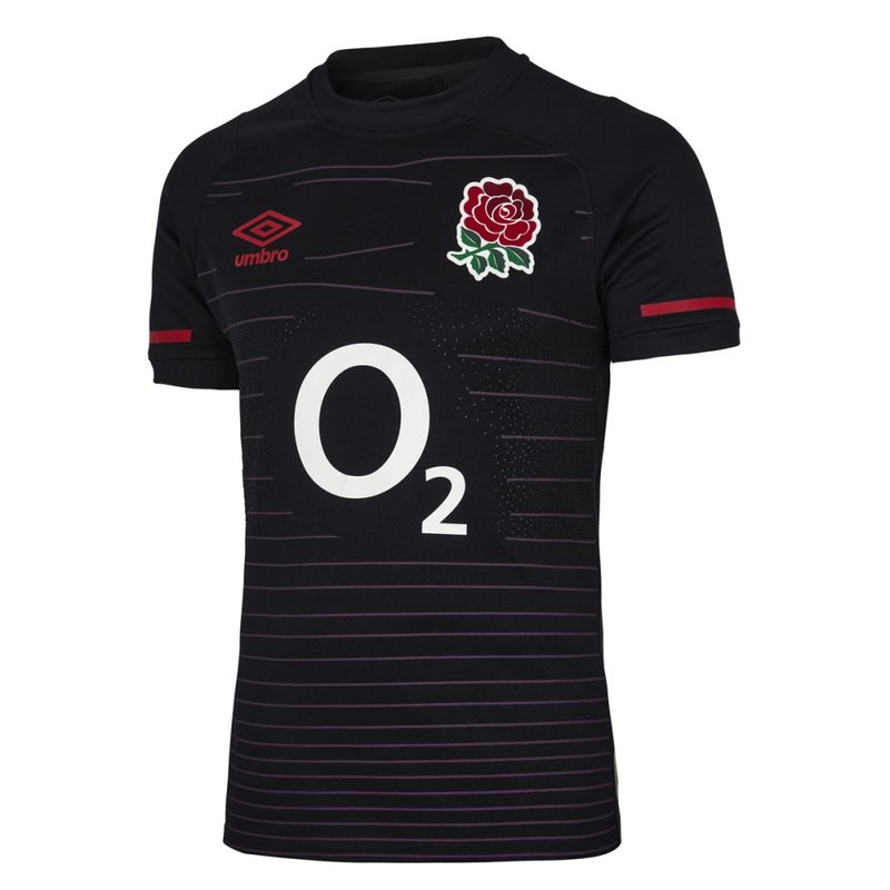 Umbro England Rugby Mens Alternate Pro 22/23 Jersey In Black