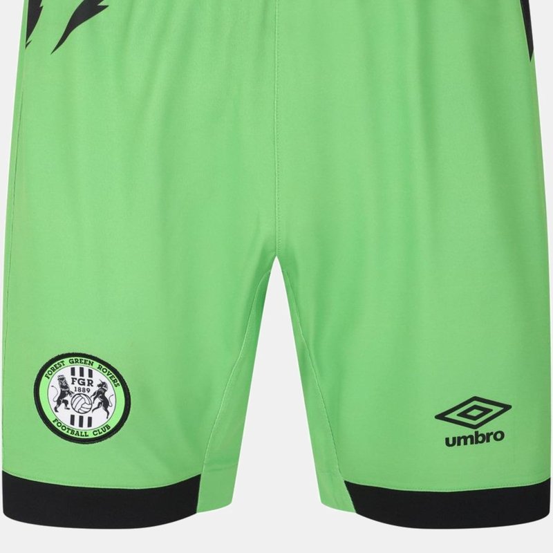 Umbro Mens 23/24 Forest Green Rovers Fc Home Shorts