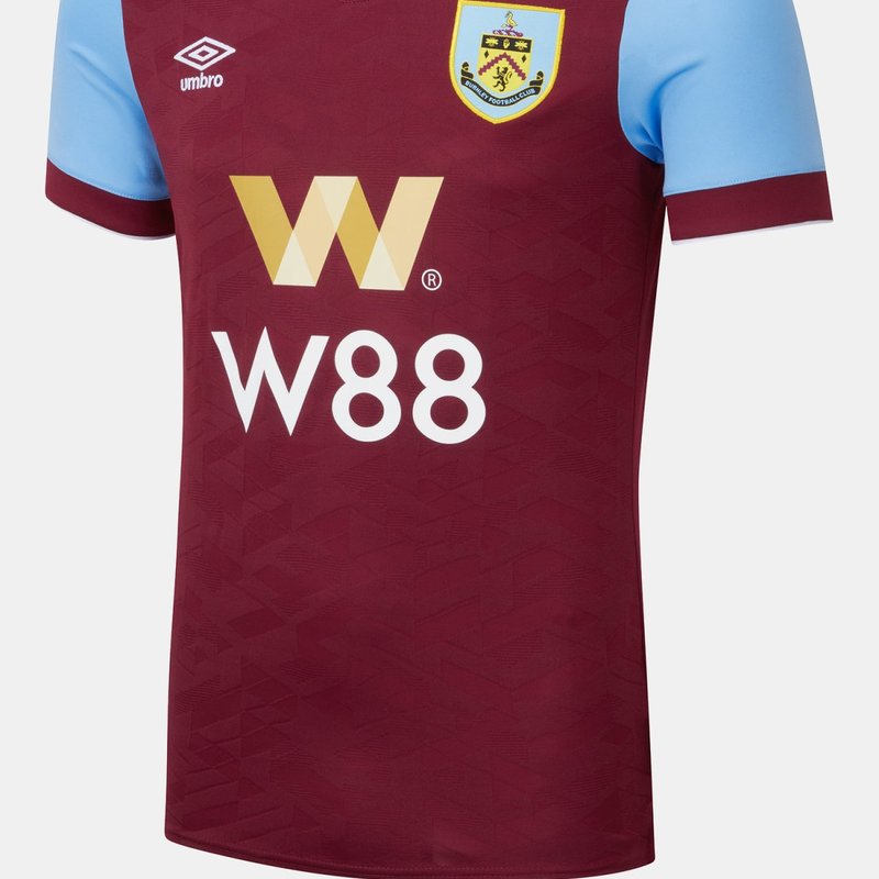 Umbro Mens Burnley Fc 23/24 Home Jersey In Red