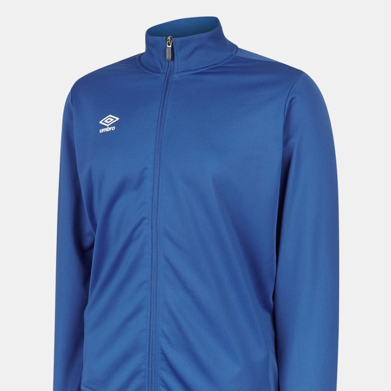 Umbro Mens Club Essential Jacket In Blue