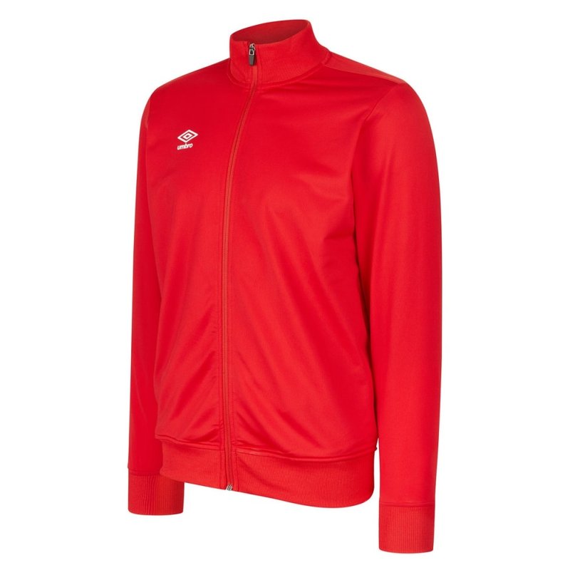 Umbro Mens Club Essential Jacket In Red