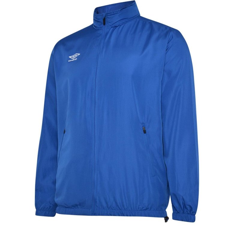 Umbro Mens Club Essential Light Waterproof Jacket In Blue