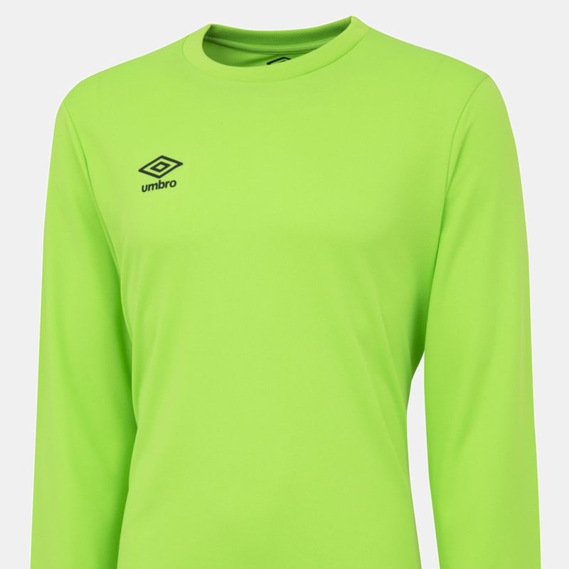 Umbro Mens Club Long-sleeved Jersey In Green