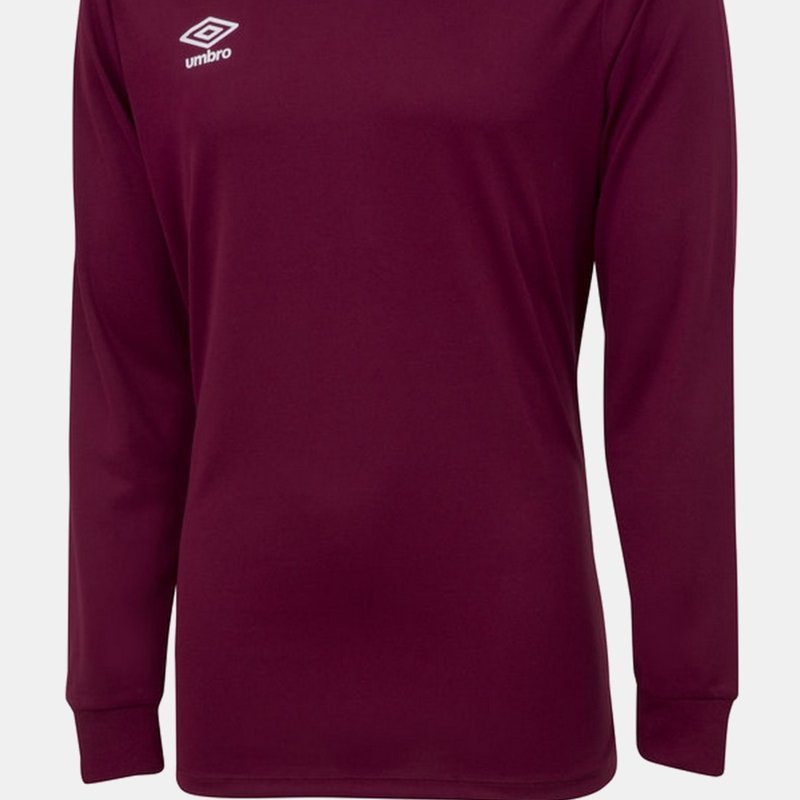 Umbro Mens Club Long-sleeved Jersey In Red