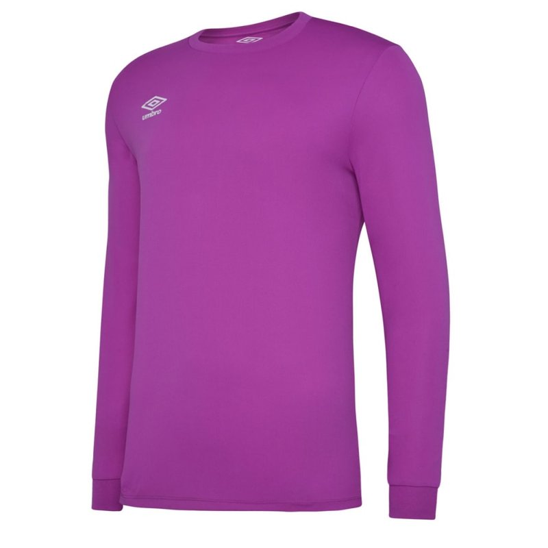 Umbro Mens Club Long-sleeved Jersey In Purple
