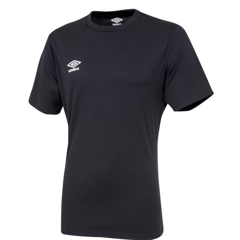 Umbro Mens Club Short-sleeved Jersey In Black
