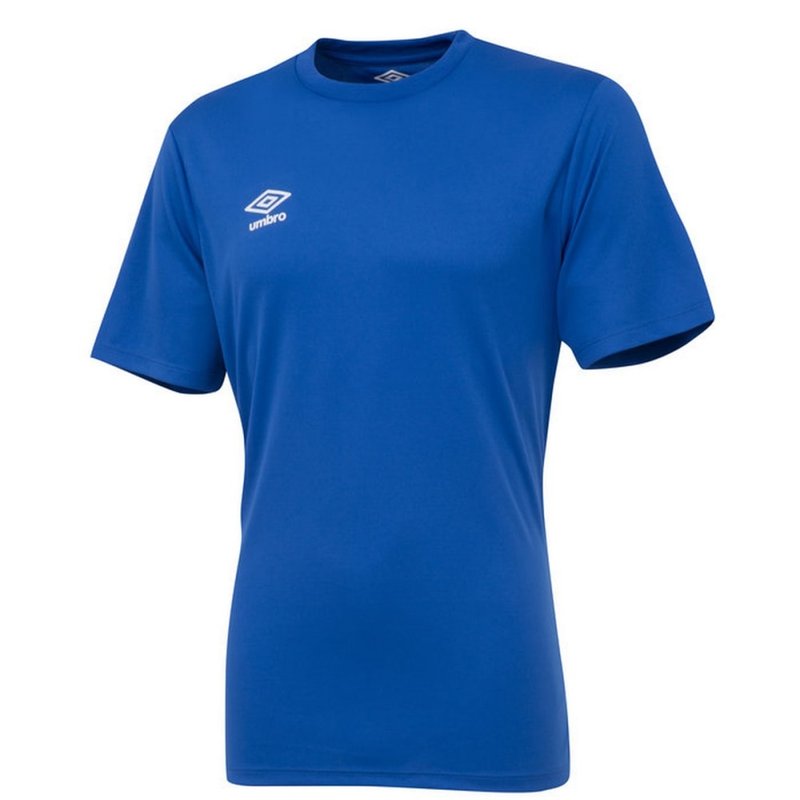 Umbro Mens Club Short-sleeved Jersey In Blue