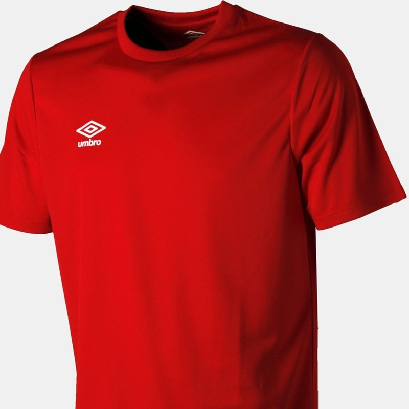 Umbro Mens Club Short-sleeved Jersey In Red
