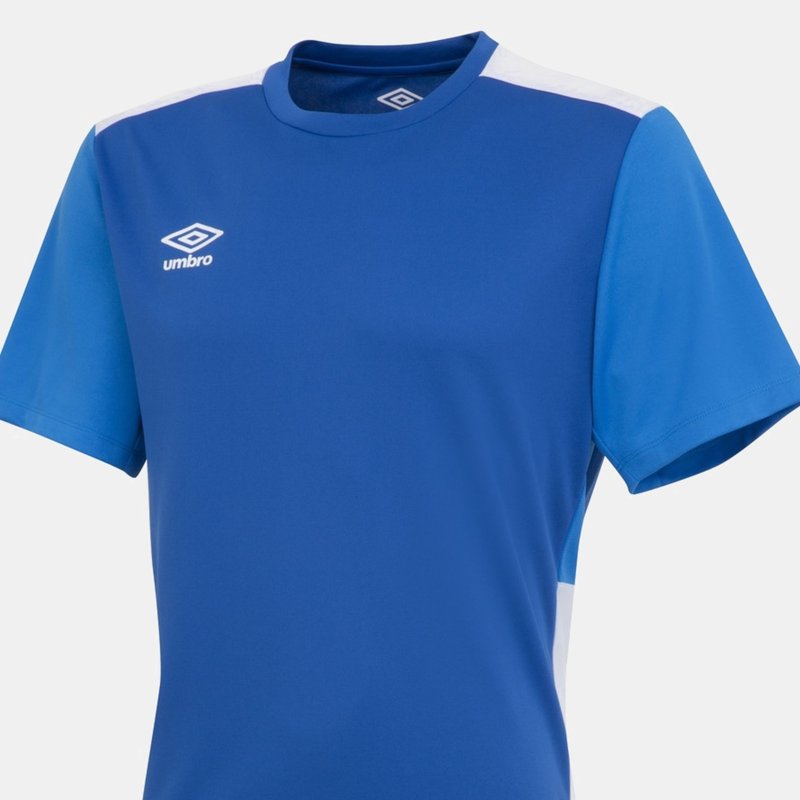 Umbro Mens Contrast Training Jersey In Blue