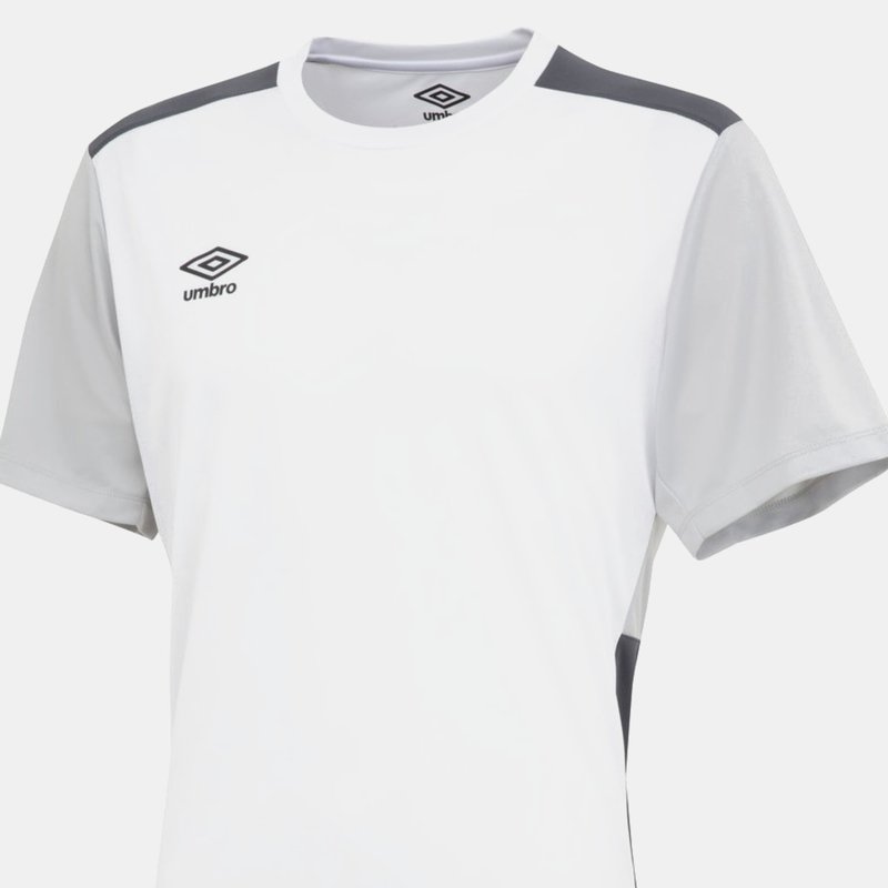 Umbro Mens Contrast Training Jersey In White