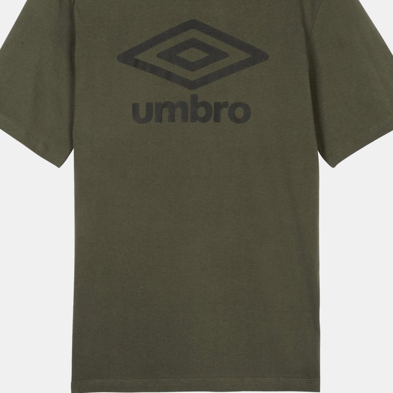 Umbro Mens Core Big Logo T-shirt In Green