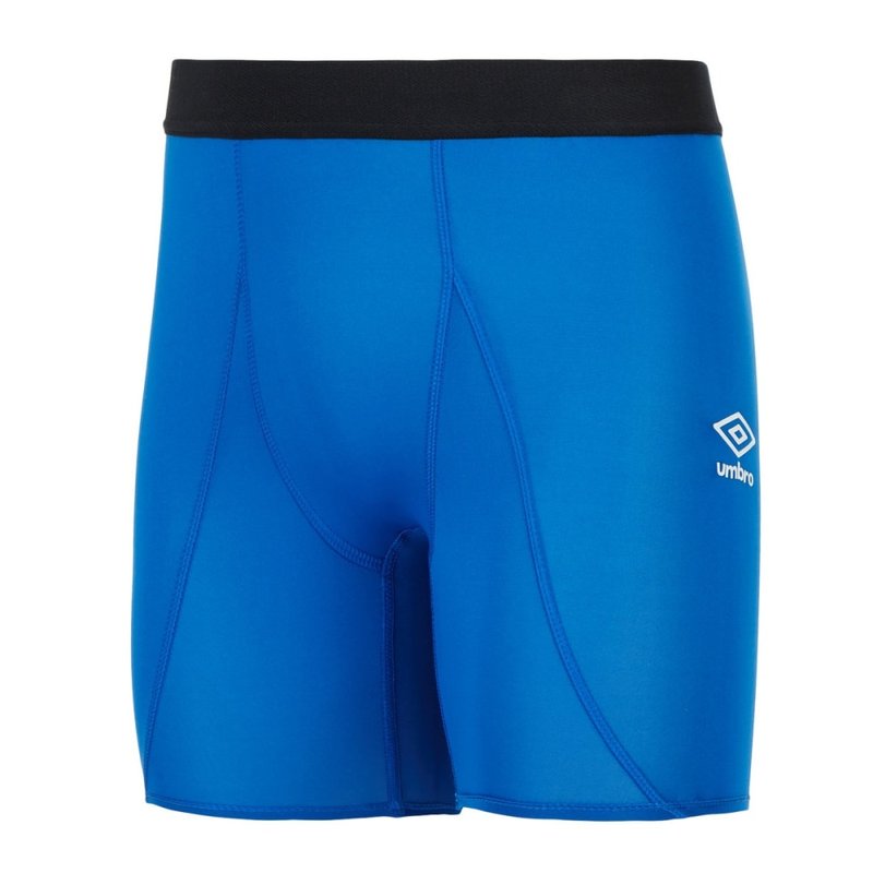 Umbro Mens Core Power Logo Base Layer Shorts In Blue