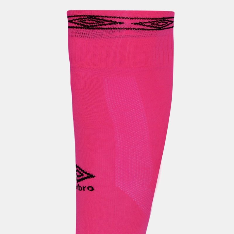 Umbro Mens Diamond Leg Sleeves Socks In Pink
