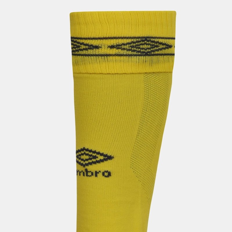 Umbro Mens Diamond Leg Sleeves Socks In Yellow