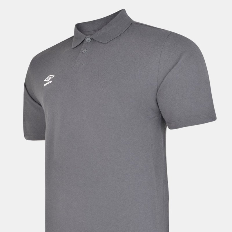 Umbro Mens Essential Polo Shirt In Grey
