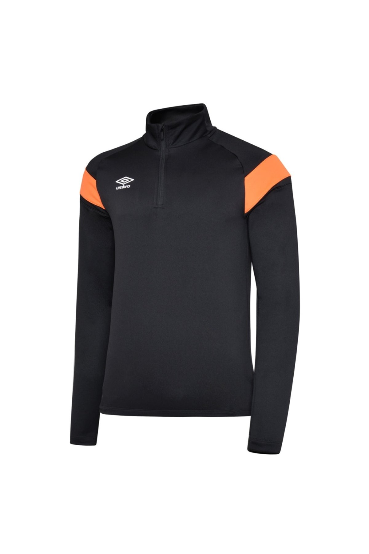 Umbro Mens Shocking Orange / Black - Adult Spartan SS Jersey - Umbro Shirts