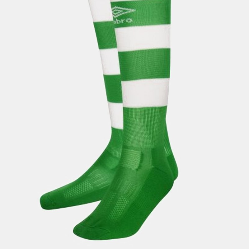 Umbro Mens Hoop Stripe Socks In Green