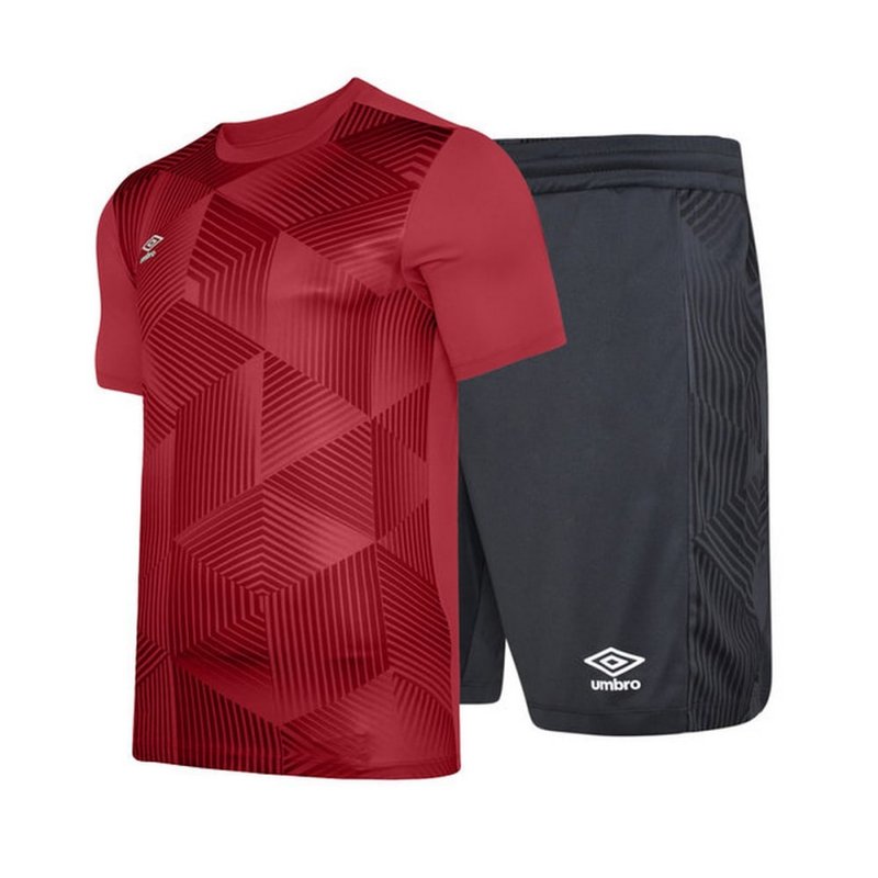 Umbro Mens Maxium Football Kit In Red