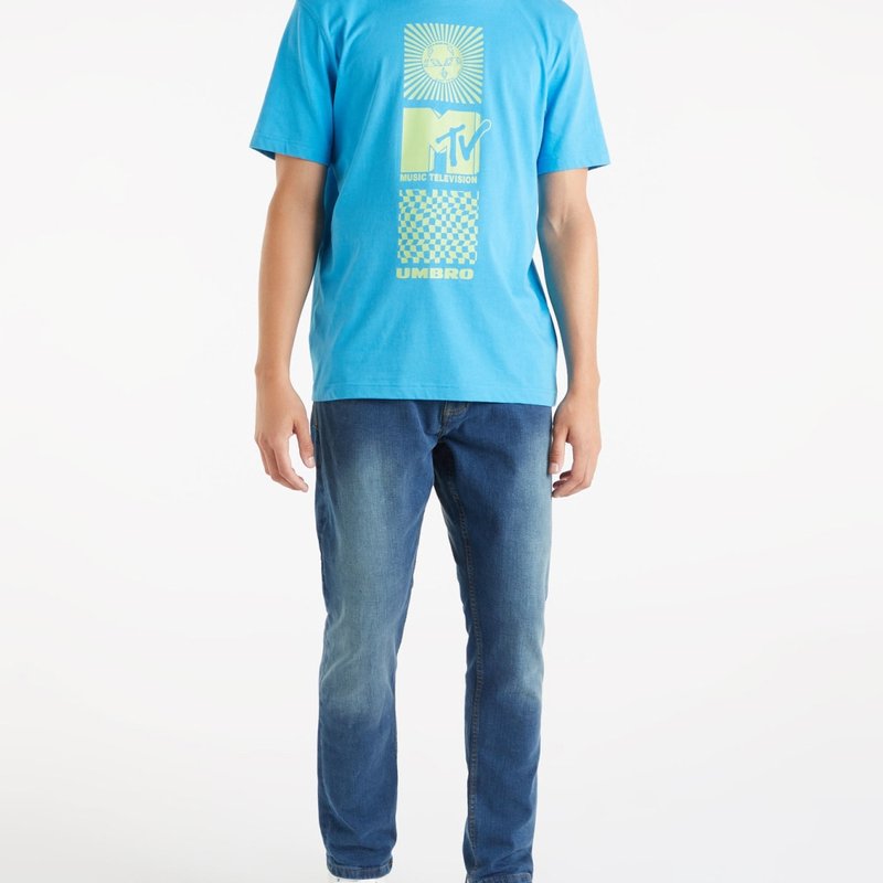 Umbro Mens Mtv T-shirt In Blue