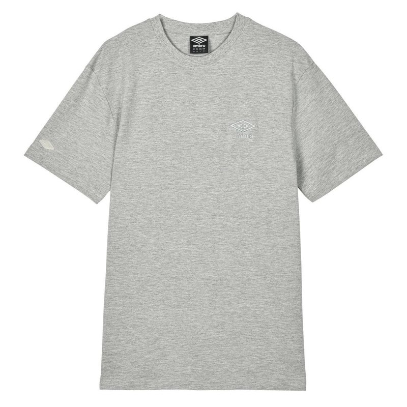 Umbro Mens Oversized Sports T-shirt In Grey