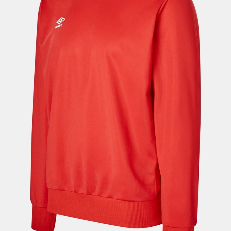 Umbro Mens Polyester Sweatshirt In Red