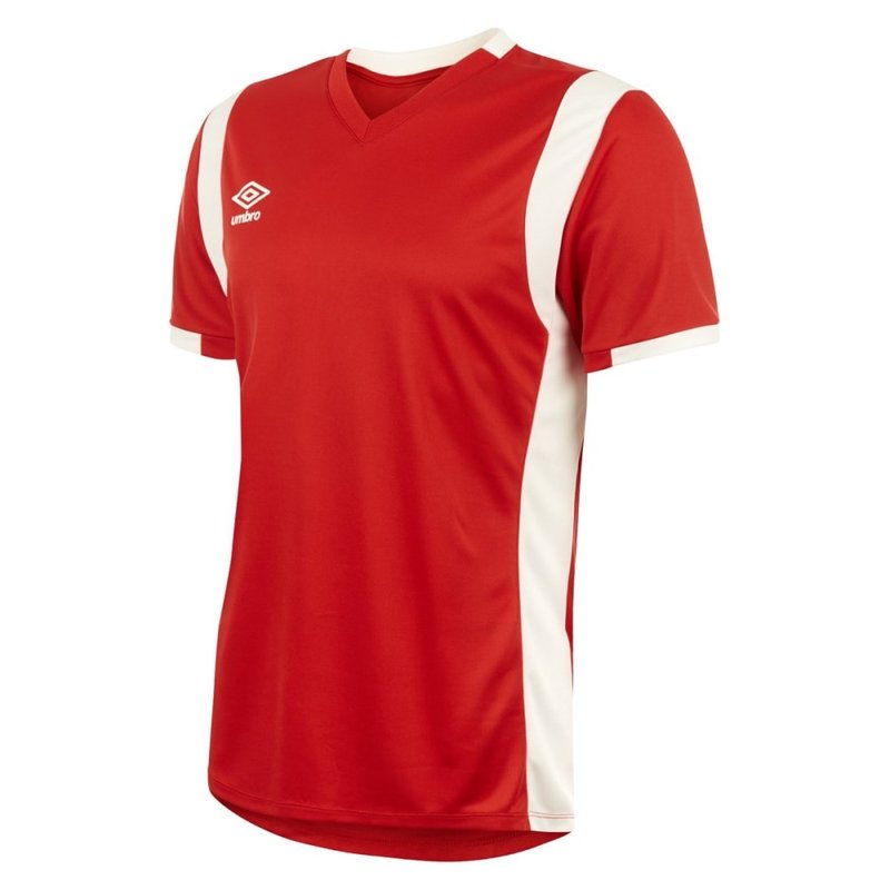 Umbro Mens Spartan Short-sleeved Jersey In Red