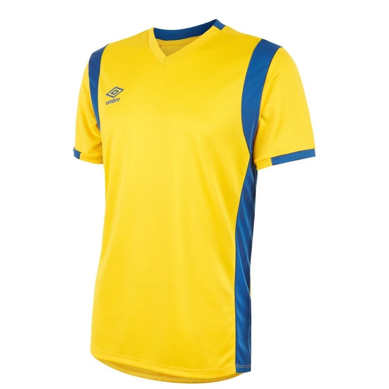 Umbro Mens Spartan Short-sleeved Jersey In Yellow