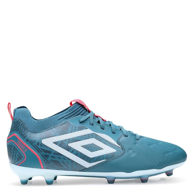 Umbro Mens Tocco 2 Pro Leather Firm Ground Boots In Blue