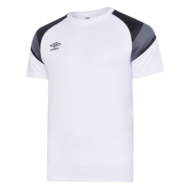 Vrijgevigheid Versnel Lieve Umbro Brilliant White/Black/Carbon Mens Training Jersey - Brilliant  White/Black/Carbon | Verishop