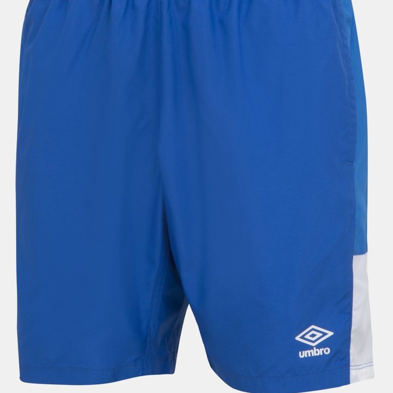 Umbro Mens Training Rugby Shorts In Blue