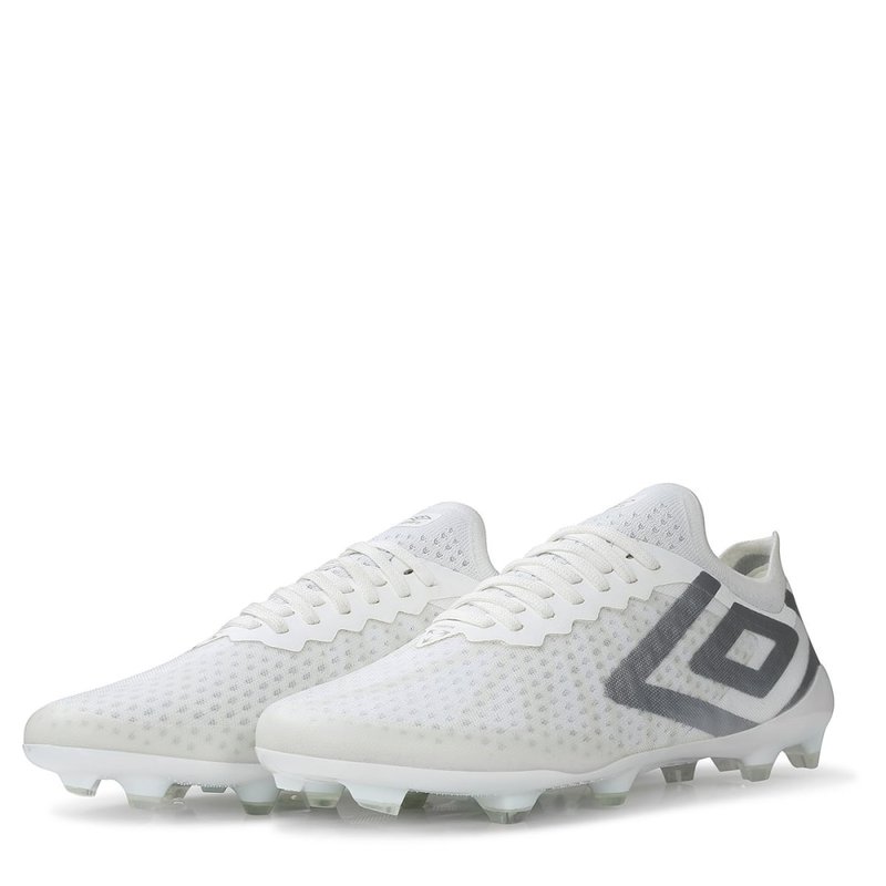 Umbro Mens Velocita 6 Pro Firm Ground Football Boots In White