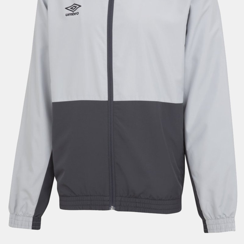 Shop Umbro Mens Woven Training Jacket In Grey