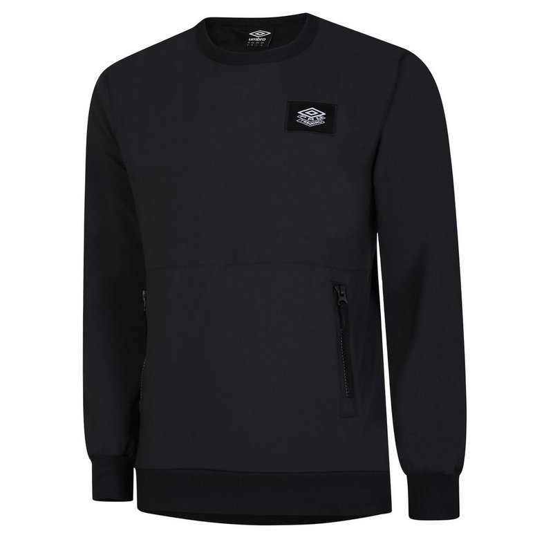 Umbro Mens Pro Training Sweatshirt In Black