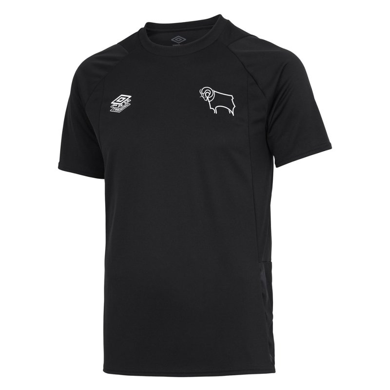 Umbro Unisex Adult 22/23 Derby County Fc Training Jersey In Black