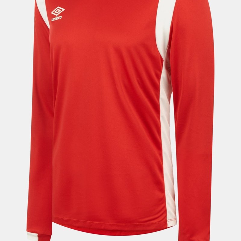 Umbro Unisex Adult Spartan Long-sleeved Jersey In Red