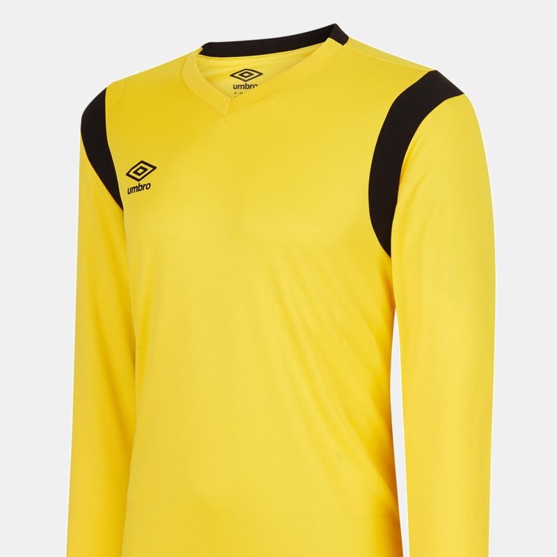 Umbro Unisex Adult Spartan Long-sleeved Jersey In Yellow