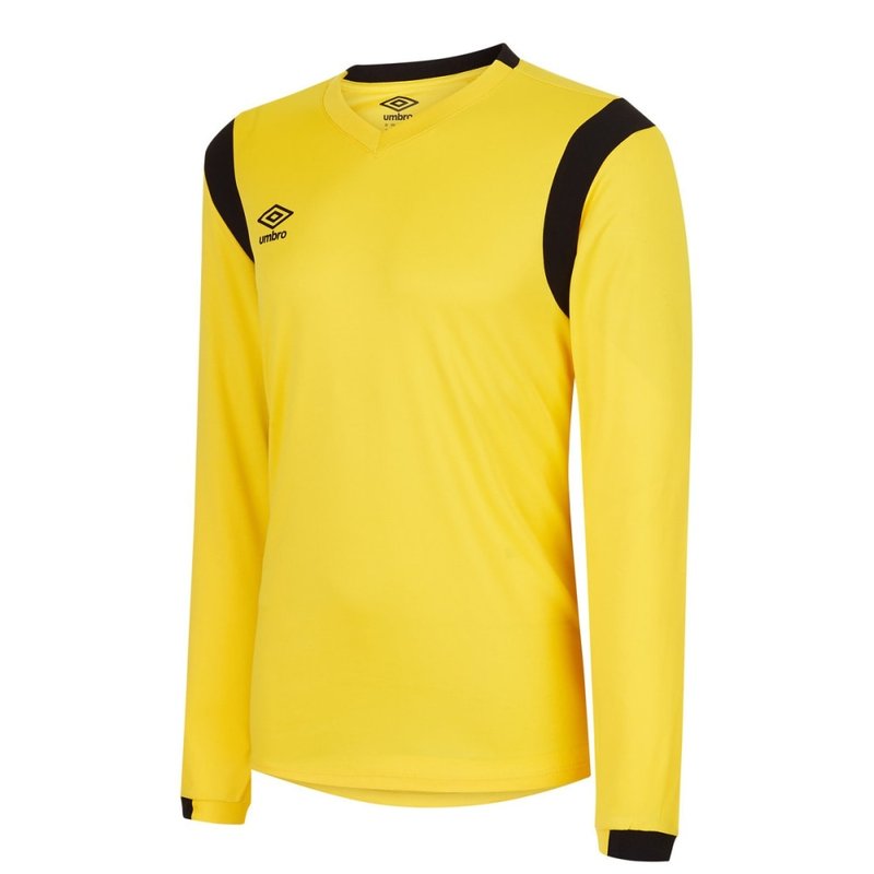 Umbro Unisex Adult Spartan Long-sleeved Jersey In Yellow