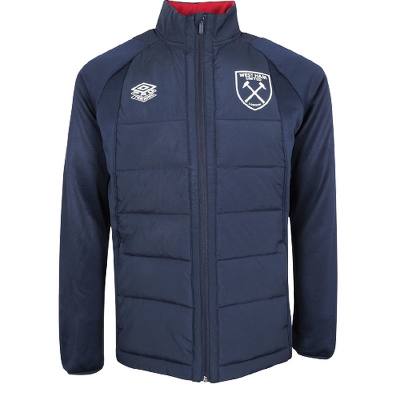 Umbro West Ham United Fc Mens 22/23  Thermal Jacket In Blue