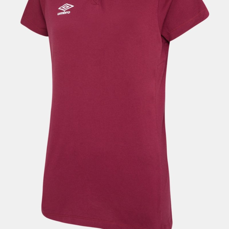 Umbro Womens/ladies Club Essential Polo Shirt In Red