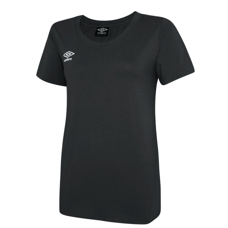 Umbro Womens/ladies Club Leisure T-shirt In Black