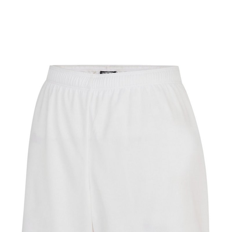 Umbro Womens/ladies Club Logo Shorts In White