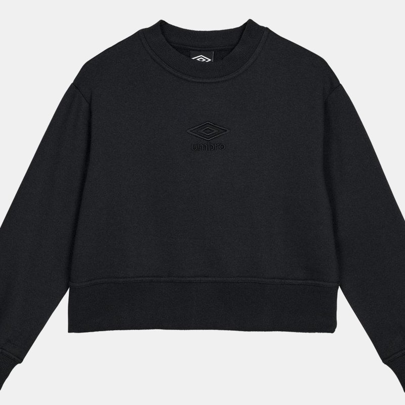 Umbro Womens/ladies Core Boxy Sweatshirt In Black