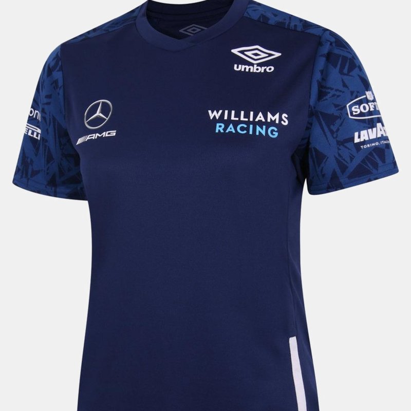 Umbro Womens/ladies Williams Racing Training Jersey In Blue
