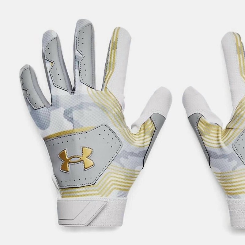 Under Armour Ua Clean Up 21-culture Batting Gloves In Grey