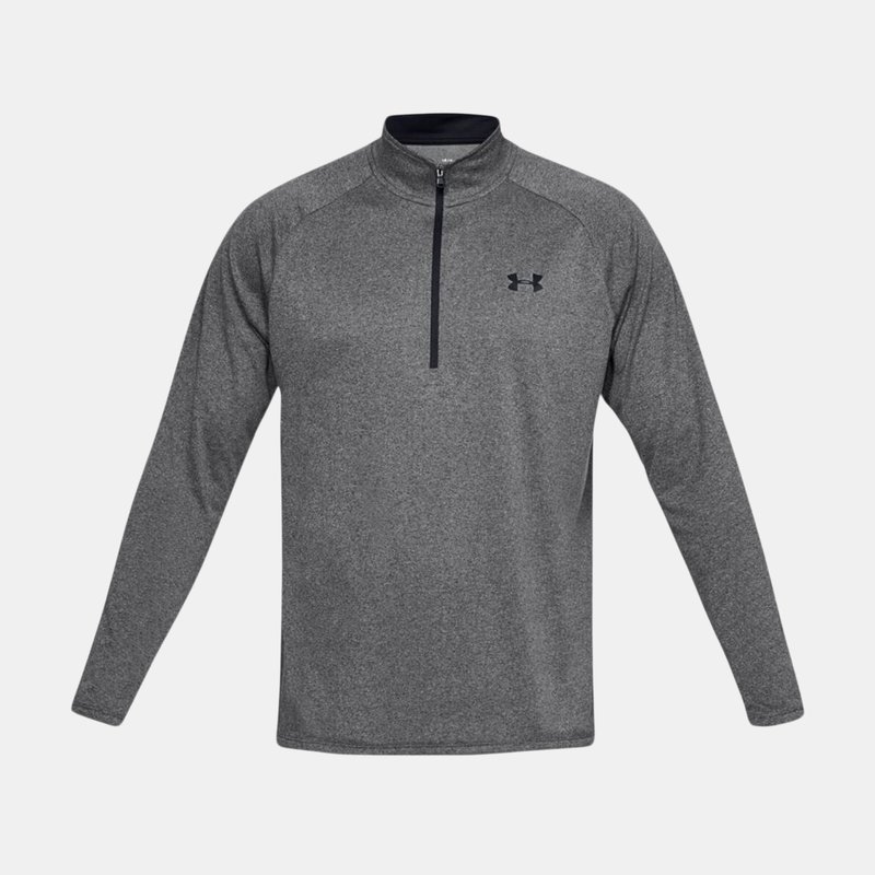 Under Armour Mens Tech T-shirt In Carbon Heather/black